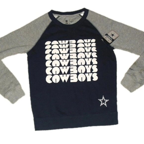 Dallas Cowboys Womens Nike Sweatshirt sz. Small New Tags Nfl - Picture 1 of 3